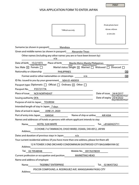 Visa Freelance Japon