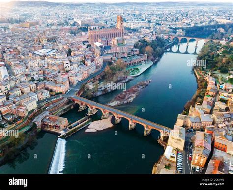 Vue aérienne d'Albi