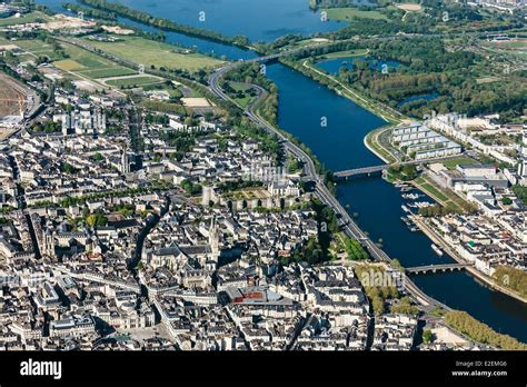 Vue aérienne d'Angers