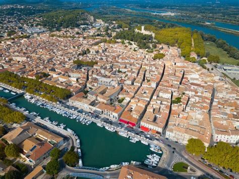 Vue aérienne de Beaucaire