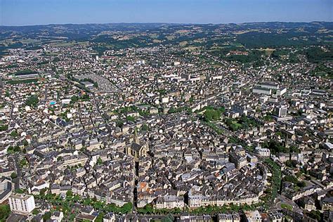 Vue aérienne de Brive-la-Gaillarde