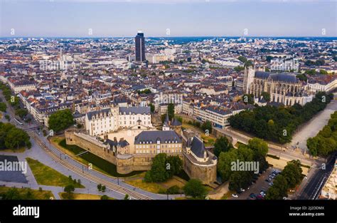 Vue aérienne de Nantes