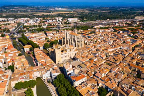 Vue aérienne de Narbonne