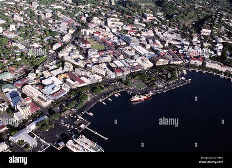 Vue aérienne de Papeete