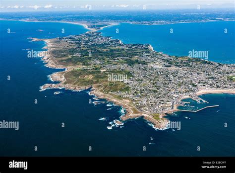Vue aérienne de Quiberon