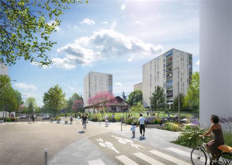 Vue d'Évry-Courcouronnes