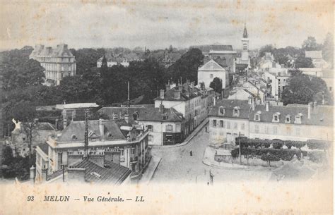 Vue générale de Melun