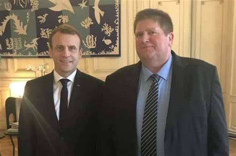 Willy Schraen et Emmanuel Macron