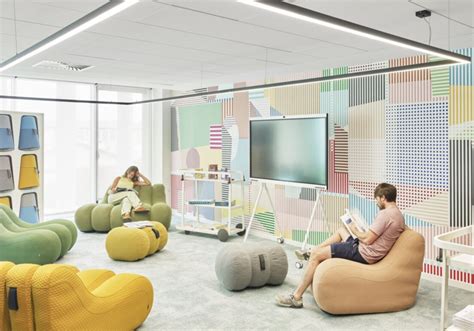 Zones fonctionnelles dans une salle de pause