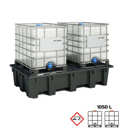 bacs de rétention pour cuves IBC