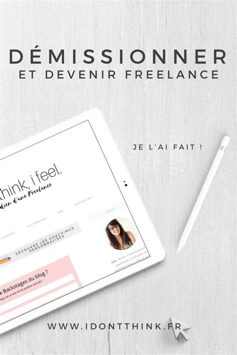 demissionner pour devenir freelance