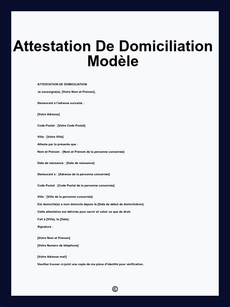 domiciliation à domicile