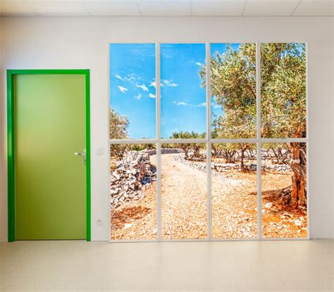 fausses fenêtres en trompe l'oeil