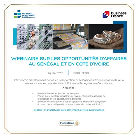 opportunités d’affaires au Sénégal