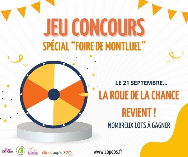 Foire de Montluel le samedi 21 septembre2024 - JEU Concours