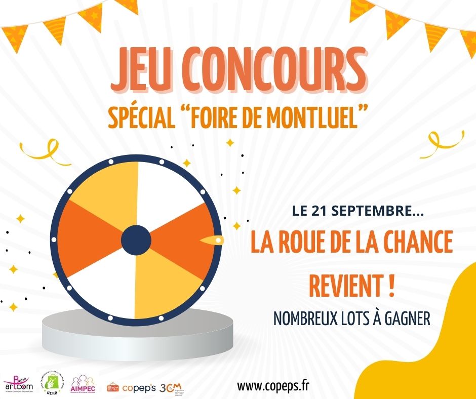 Foire de Montluel le samedi 21 septembre2024 - JEU Concours